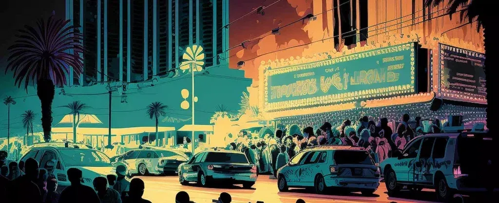 Heroes for Hope: Las Vegas Mass Shooting Survivor Tells his Story 1 An image of a historical street scene with cars and people.
