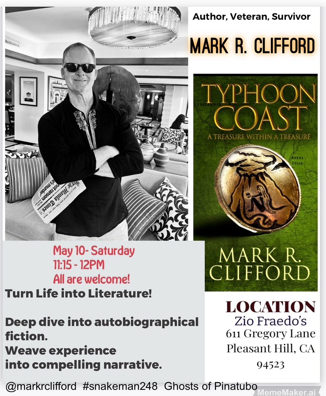 Join Author Mark R. Clifford for an Inspiring Journey into Autobiographical Fiction! 2 Join Author Mark R. Clifford for an Inspiring Journey into Autobiographical Fiction! 2
